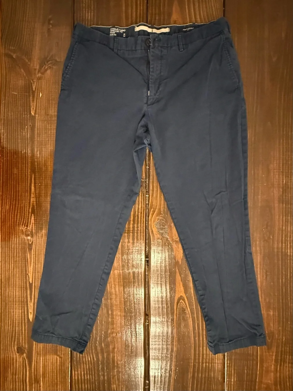 Banana Republic Dark Navy Slim Chinos